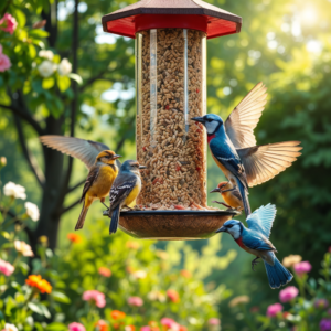 Bird seed for food