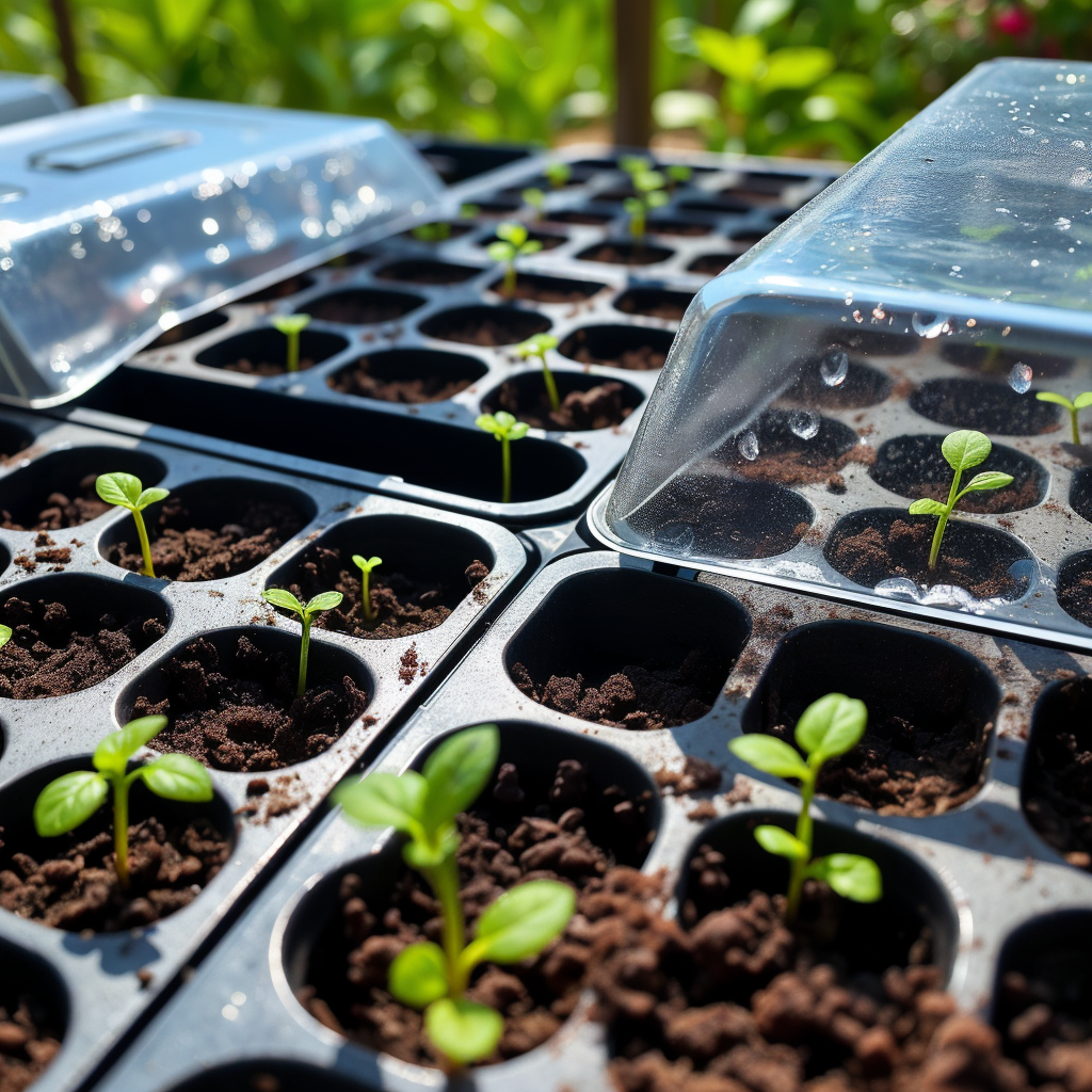 Seed starting trays