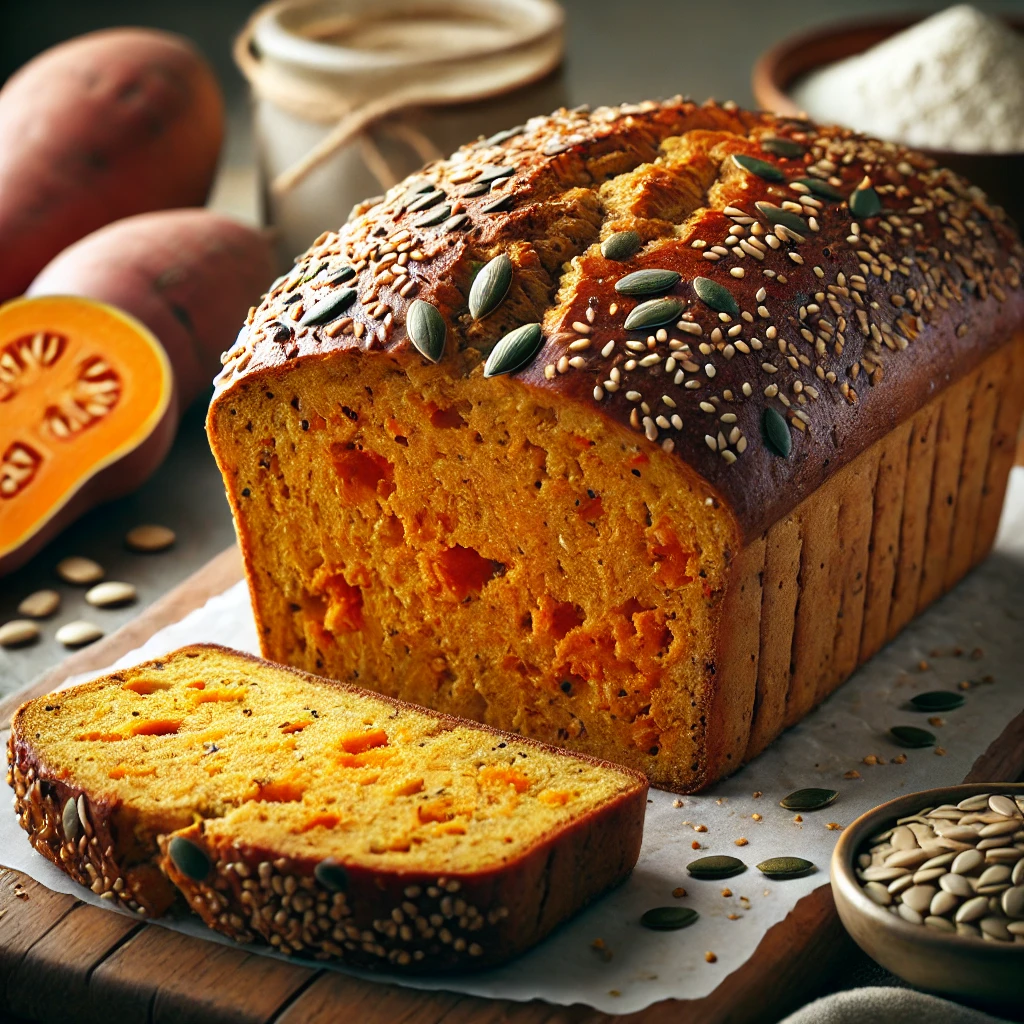 Seeded Miso Sweet Potato Bread Recipe